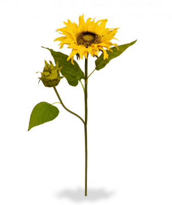 Artificial Sunflower Branch M Deluxe 55 cm