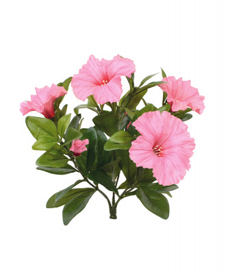 Artificial Petunia bouquet 25 cm pink