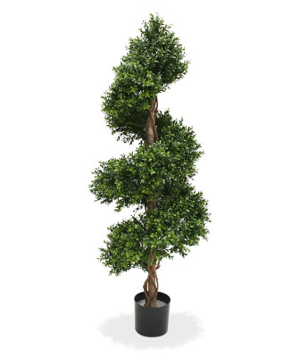 Artificial Boxwood Spiral Deluxe 140 cm