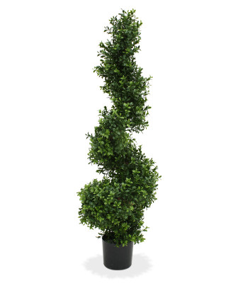 Artificial Boxwood Spiral Deluxe 100 cm