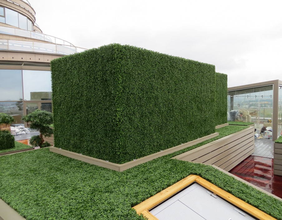 Kunstpuu Pukspuu paneel UV-kaitsega (25x25 cm)