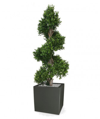 Artificial Boxwood Spiral Deluxe 140cm UV