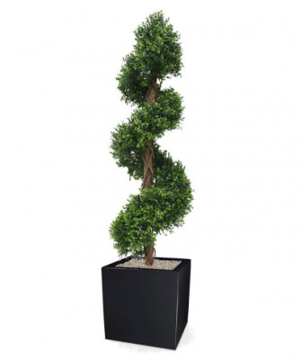 Artificial Boxwood Deluxe spiral 170 cm UV