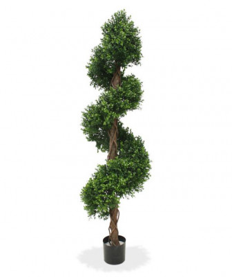 Artificial Boxwood Deluxe spiral 170 cm UV