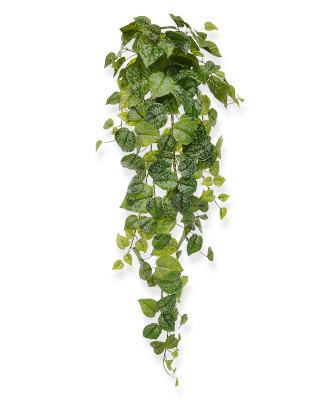 Planta pendurada Scindapsus Pictus artificial 90 cm 