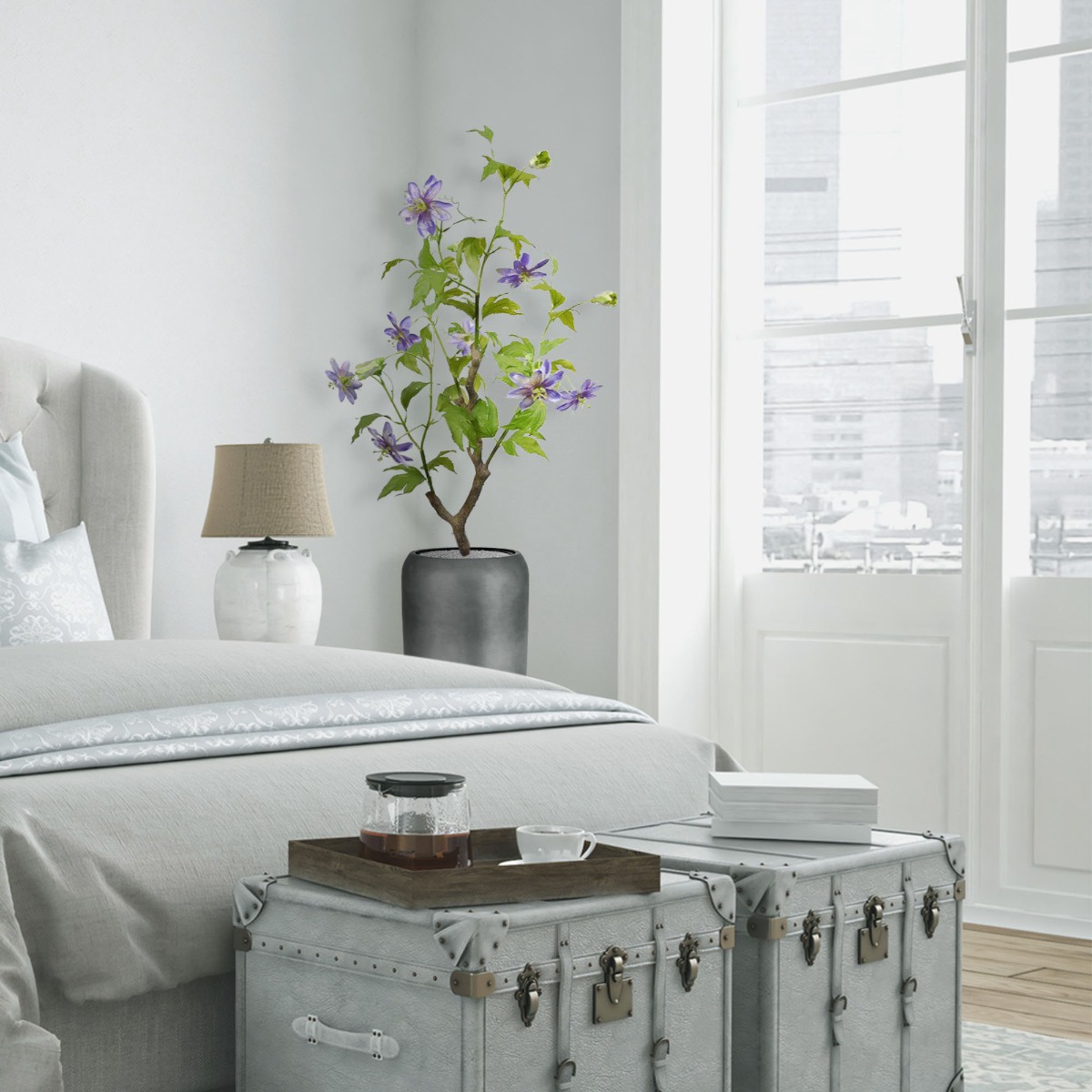 Kunstbloem Passiebloem (90 cm)