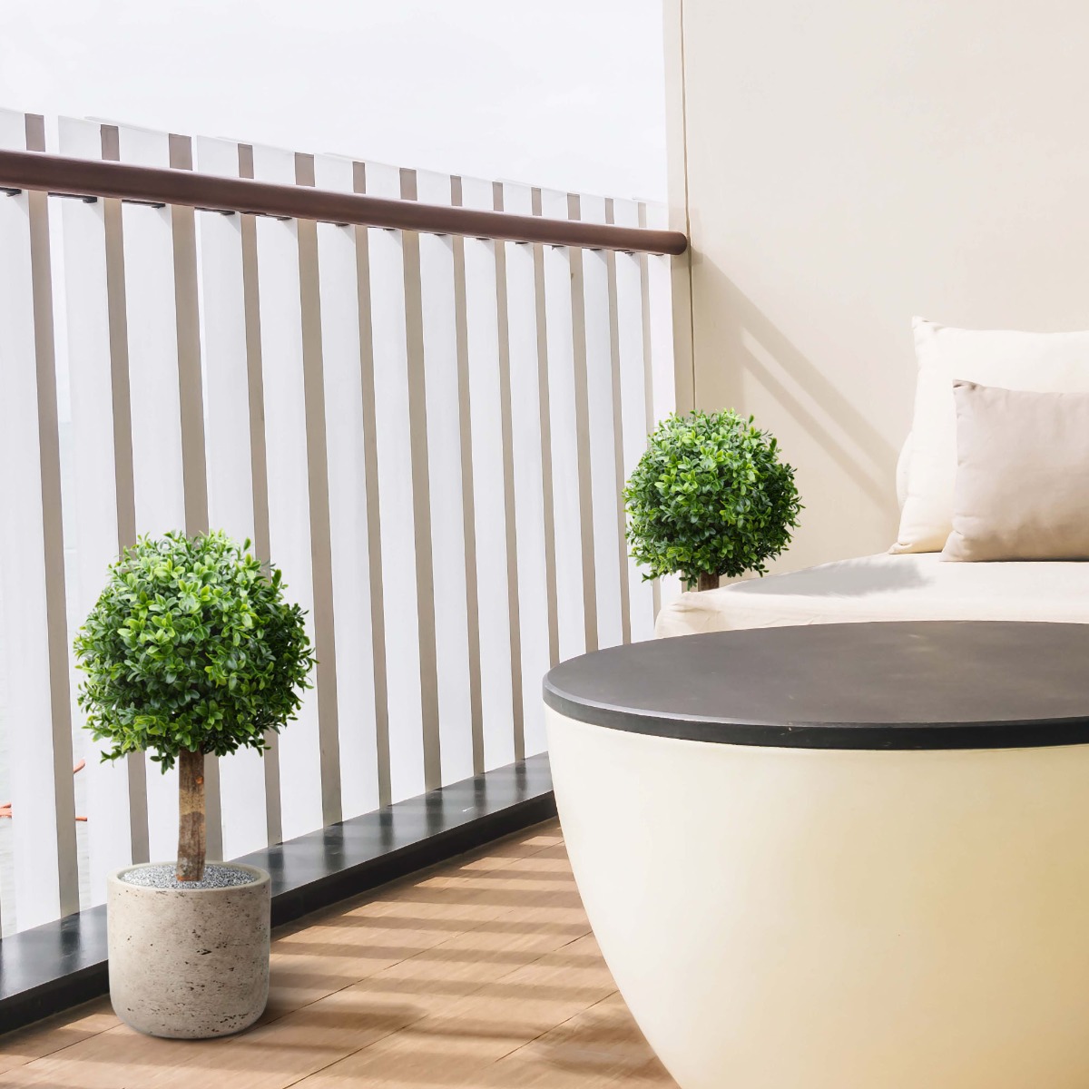 Arbre artificiel Boule de Buis (25 cm) UV