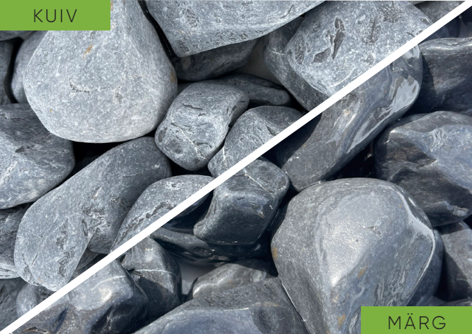 Suured mustad dekoratiivkivid (20-40 mm)