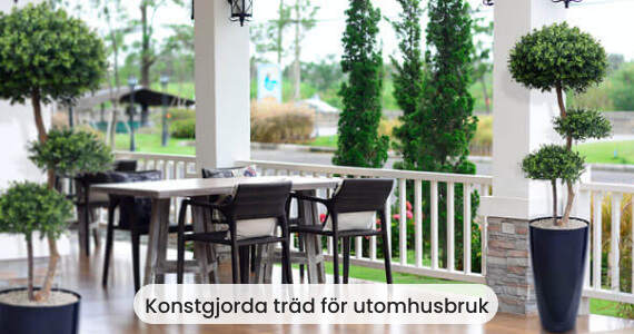 Hållbara konstgjorda träd