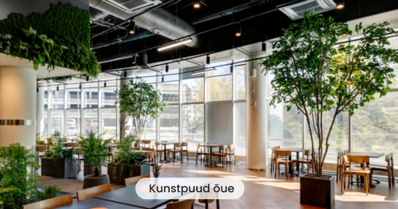 Välitingimustesse mõeldud kunstpuud ja -taimed